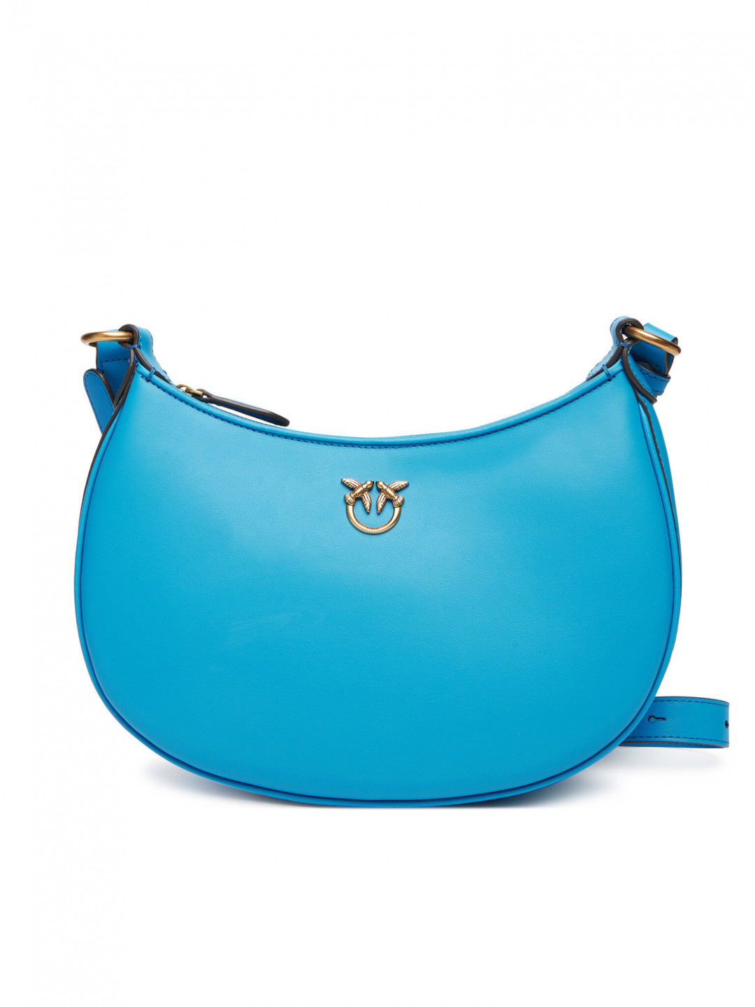 PINKO Kabelka Half Moon Mini Fl Al 25-26 PLTT 102790 A0F1 Modrá